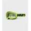 100% Strata 2 Clear Lens Youth Goggles in Neon Yellow