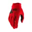 100% Ridecamp Gloves in Red