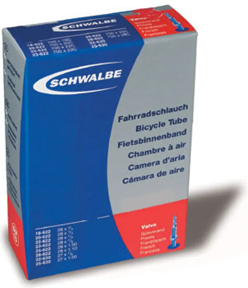Schwalbe Presta Valve Inner Tube - SV15 700x18-28mm 50mm