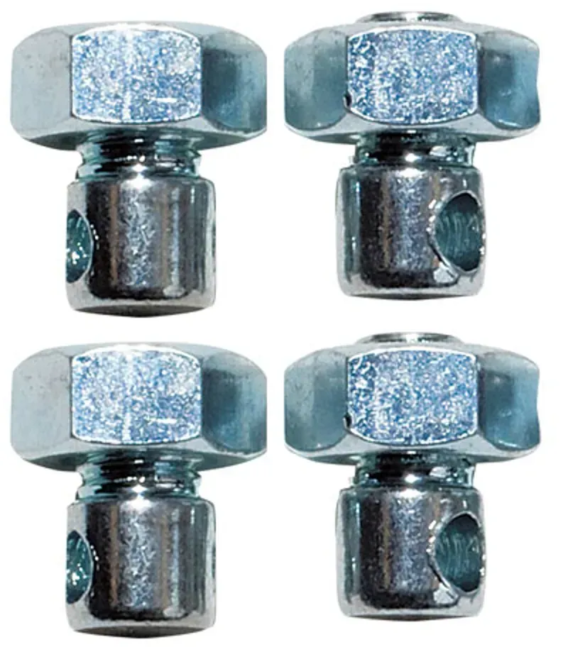 Weldtite Tools Mudguard Nuts and Bolts 4-pack in Silver