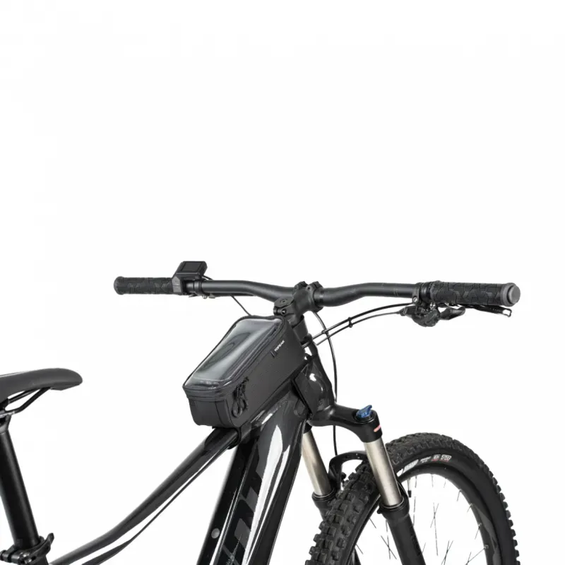Topeak Bento Pack Top Tube Bag - Black Bike Frame Storage Bag for Cycling-1