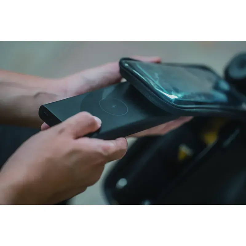 Topeak Bento Pack Top Tube Bag - Black Bike Frame Storage Bag for Cycling-4