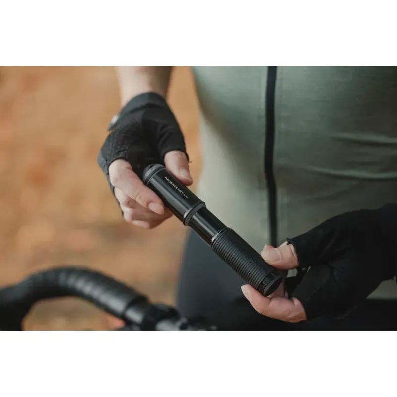 Topeak RaceRocket Mini Bike Pump - Black Compact High-Pressure Hand Pump-2