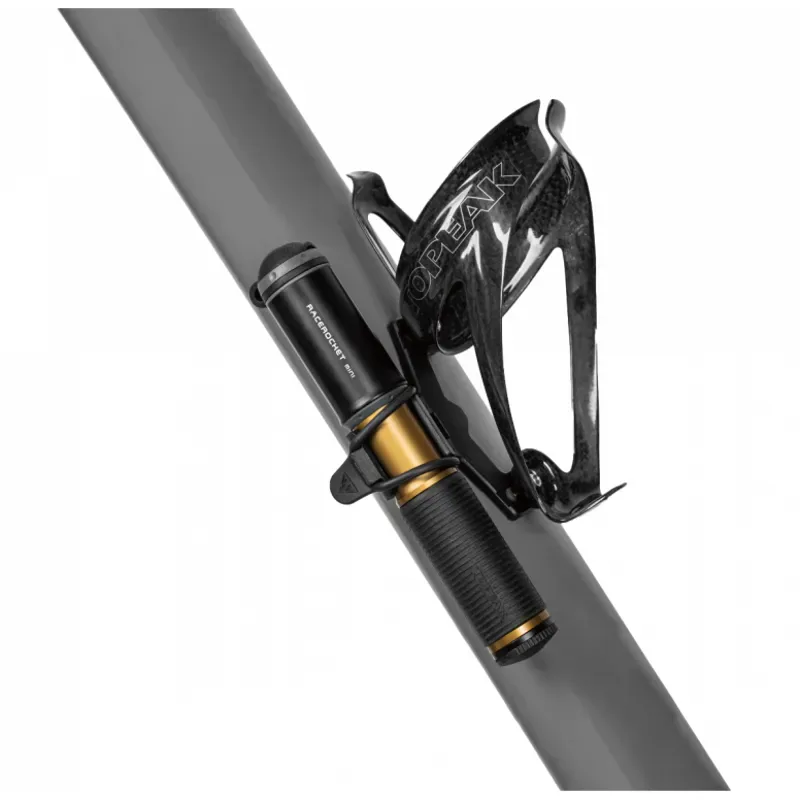 Topeak RaceRocket Mini Bike Pump - Gold Compact High-Pressure Hand Pump-1