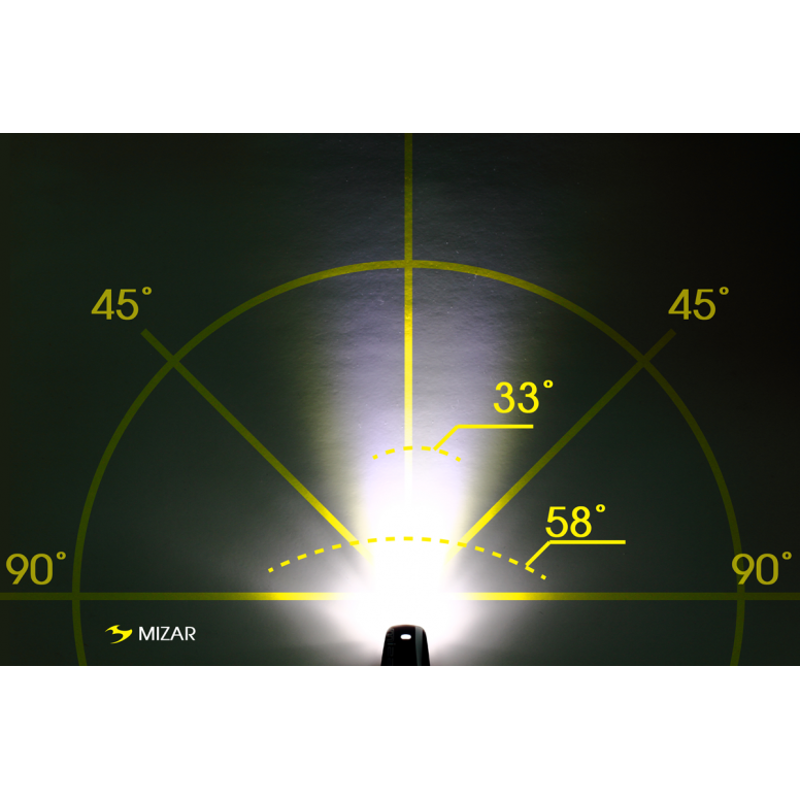 Moon Mizar 40lm Bike Rear Light  Black Compact USB Rechargeable Safety Light-1