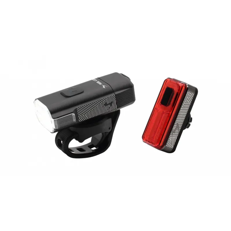 Moon Rigel Lite 500lm Helix Lite 100lm Bicycle Light Set Black