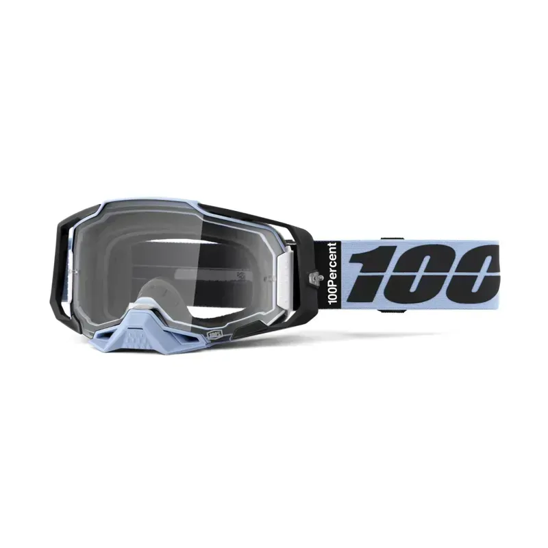 100% Armega Clear Lens Goggles in Petros