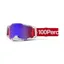 100% Armega Mirror Red/Blue Lens Goggles in Corbin