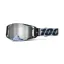 100% Armega Mirror Red/Blue Lens Goggles in Petros