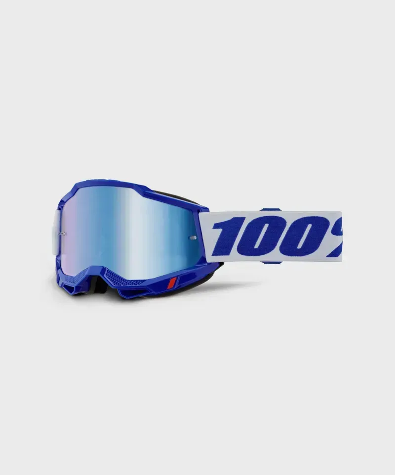 100% Accuri 2 Mirrored Lens Goggles In Blue