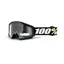 100% Strata Mini Clear Lens Goggles in Black