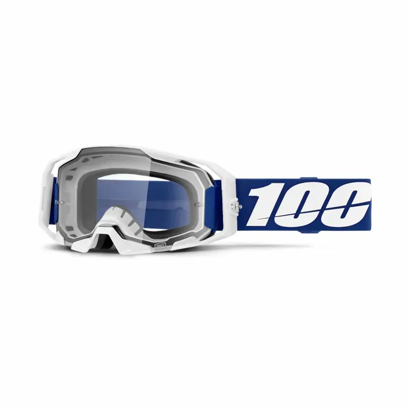 100% ARmatic Clear Lens Goggles in Blue