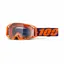 100% ARmatic Clear Lens Goggles in Neon Orange