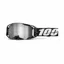 100% ARmatic Mirror Silver Flash Lens Goggles in Black