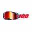 100% ARmatic Mirror Red Lens Goggles in Mach Z