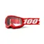100% Accuri 2 Clear Lens Youth Goggles in Red