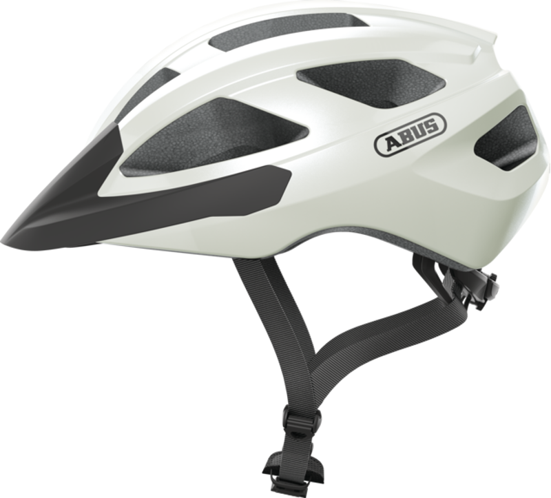 Abus Macator Road Helmet in Pearl White