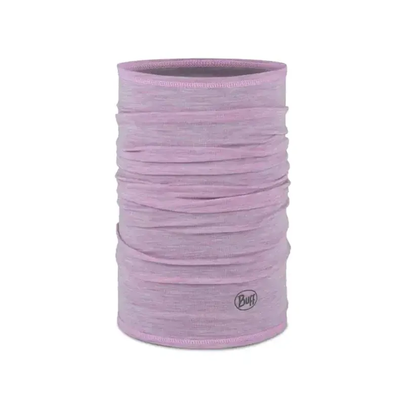 Buff Solid Merino Lightweight Neckwear in Pansy