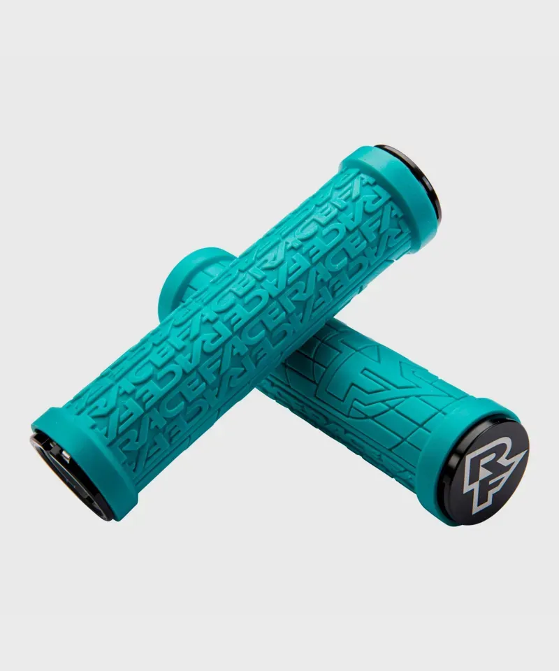 Race Face Grippler Lock On Grips in Blue
