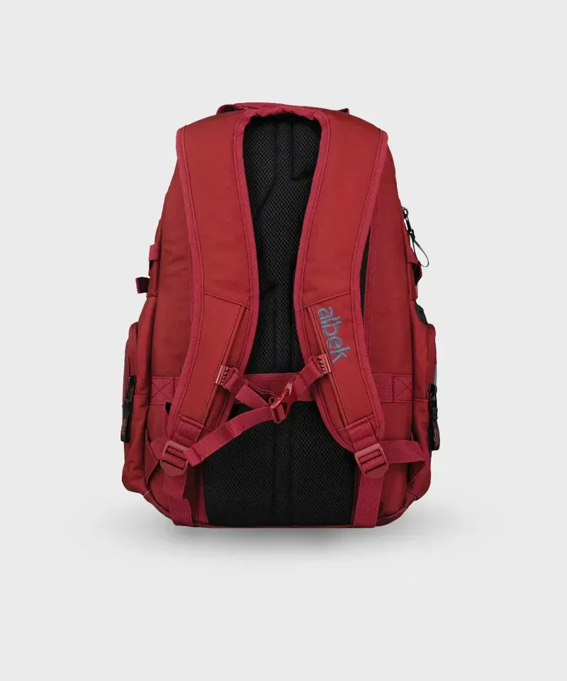 Albek Dudley Backpack in Burgundy-1