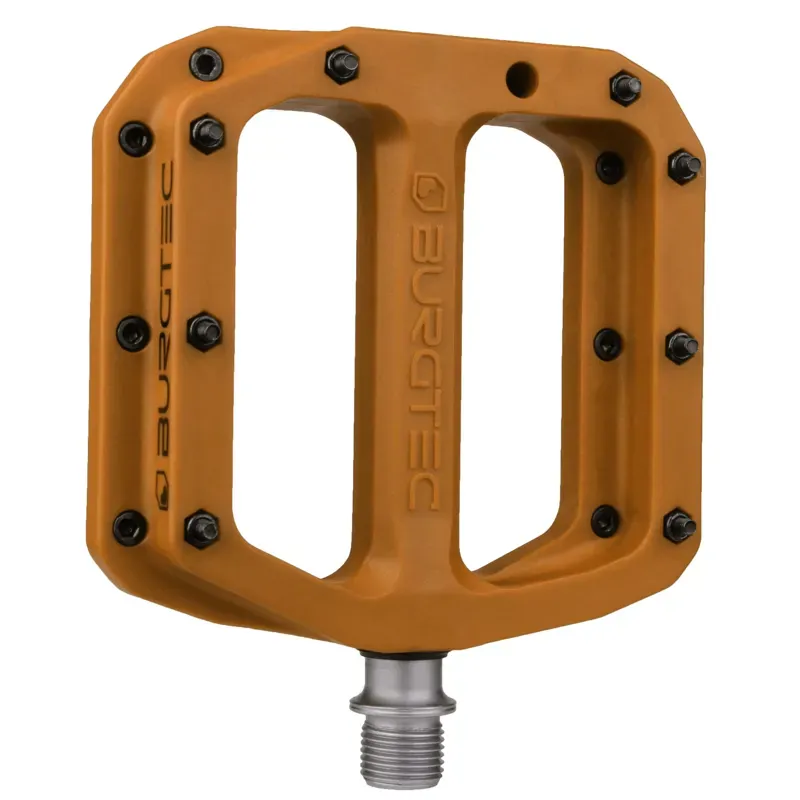 Burgtec MK4 Composite 9/16-inch Flat Pedals in Kash Bronze Gum