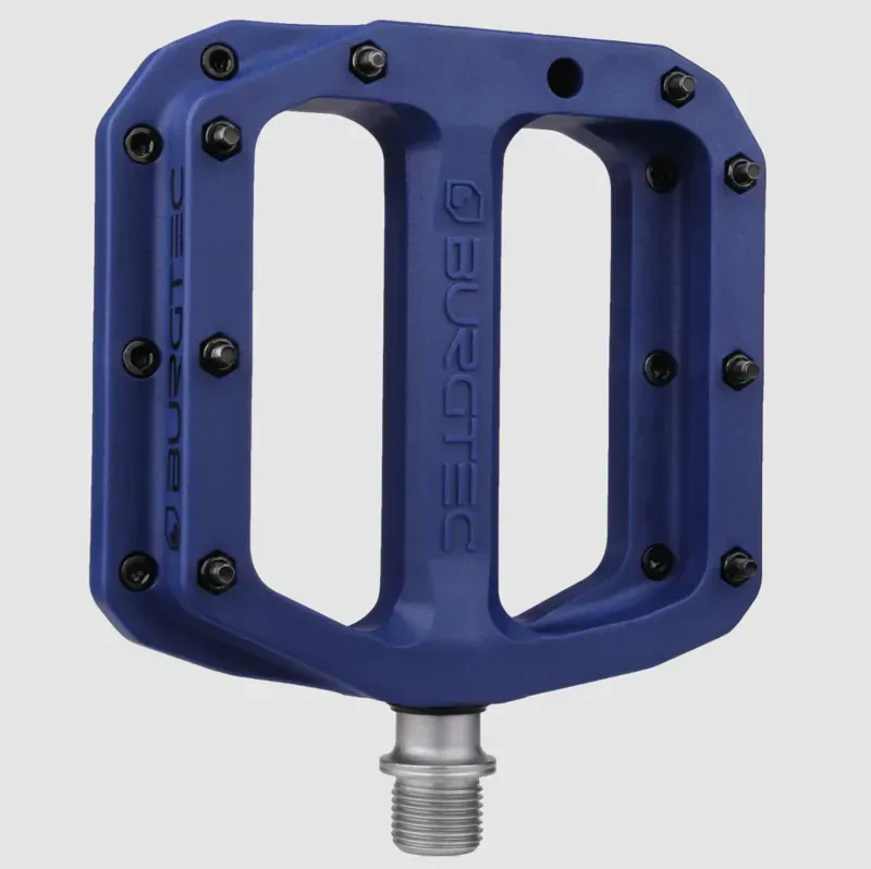 Burgtec MK4 Composite 9/16-inch Flat Pedals in Blue