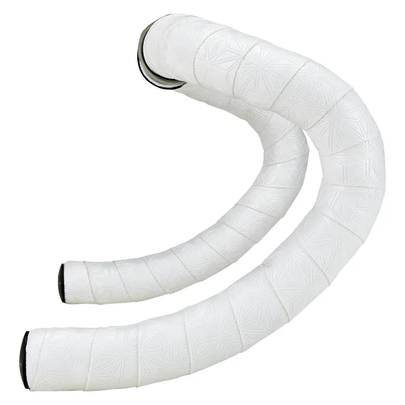 Supacaz Sticky Kush Bar Tape and Plugs in White