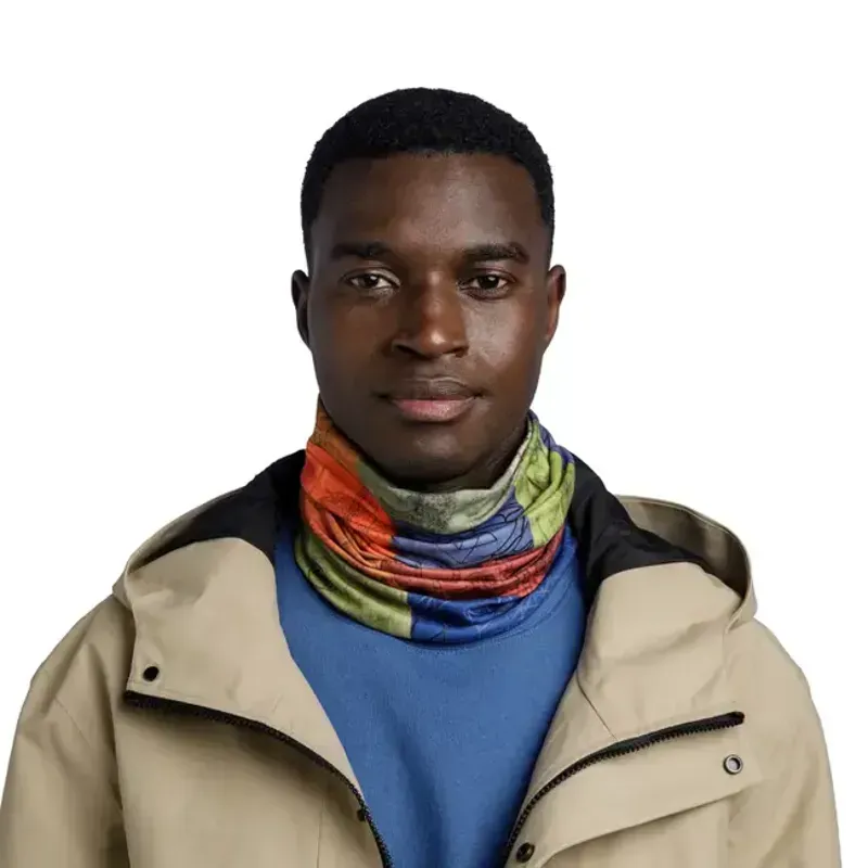Buff Original EcoStretch Neckwear in N-Temple Multi-2