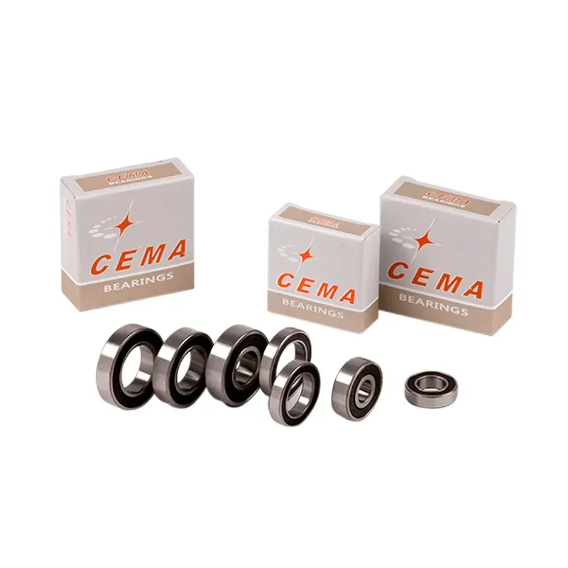 Cema Bearings 10x28x8mm Chrome Steel Wheel Bearing in Silver-1