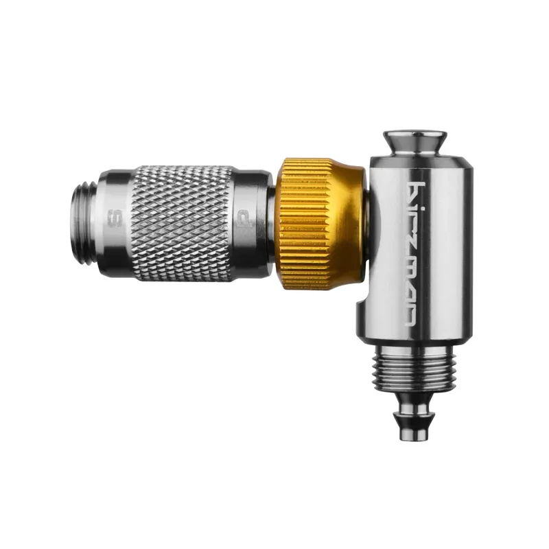 Birzman Tiny Tanker Presta/Schrader/Dunlop Helix Head in Silver