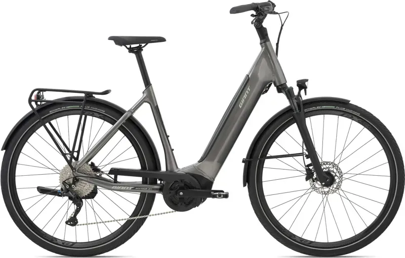 2021 Giant AnyTour E+ 2 Low Step Electric Bike in Grey