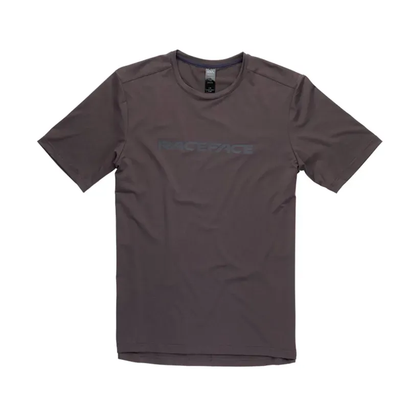 2022 Race Face Commit Short Sleeve Tech Top in Charcoal
