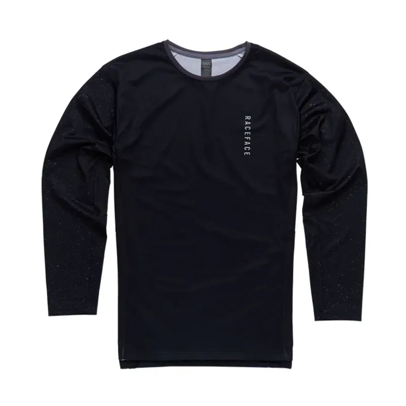 2022 Race Face Indy Long Sleeve Jersey in Charcoal