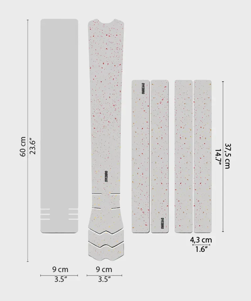 Dyedbro Speckled Frame Protection in Red