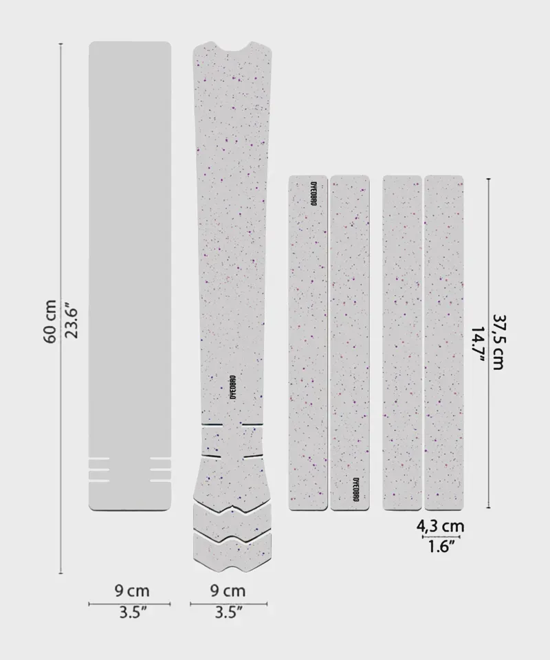 Dyedbro Speckled Frame Protection in Purple