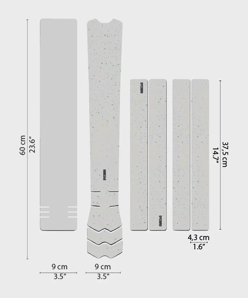 Dyedbro Speckled Frame Protection in Green