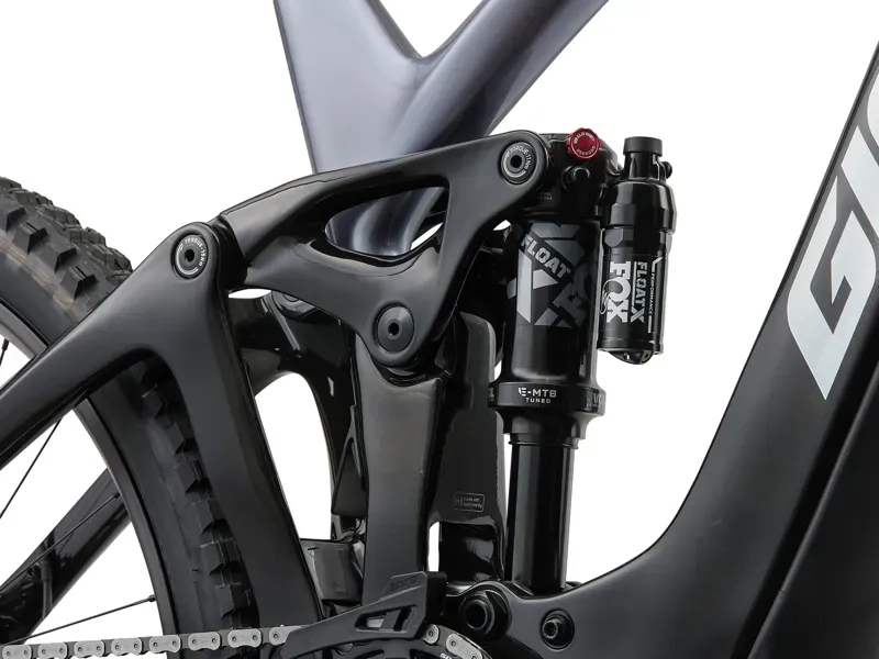 Giant Reign Advanced E+ 1 Electric Mountain Bike in Mercury/Carbon Smoke-5