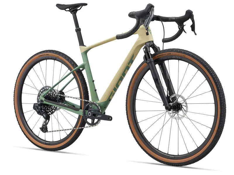 Giant Revolt X Advanced Pro 1 Gravel Bike in Pale Olive-1
