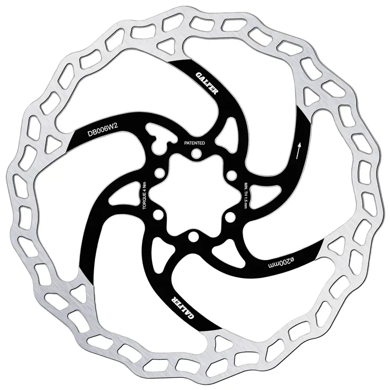 Galfer Wave Disc Rotor - 6 Bolt