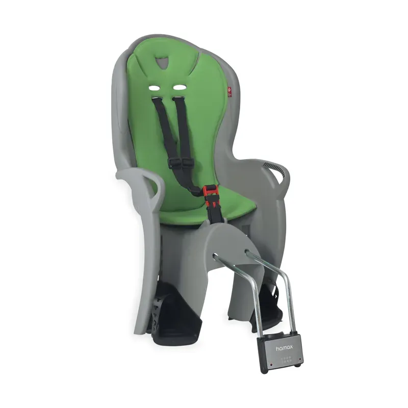 Hamax Kiss Medium Child Bike Seat in Grey/Green