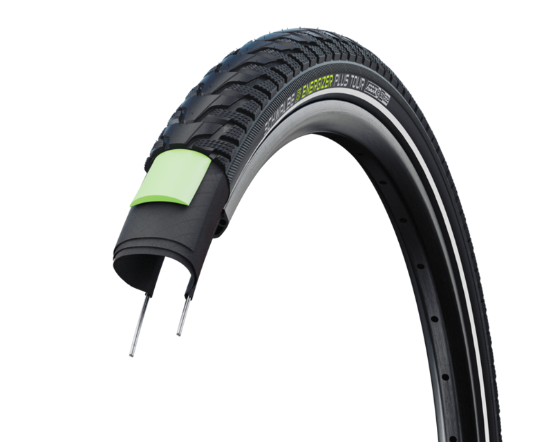 Schwalbe Energizer Plus Tour GG Energizer Cmpd. W. Tyre in Black/Refl.-1