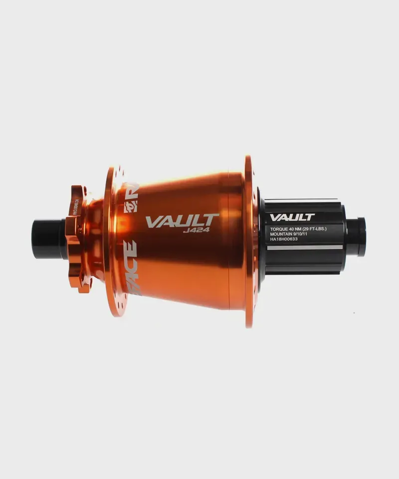 Race Face Vault J Bend Hub in Orange