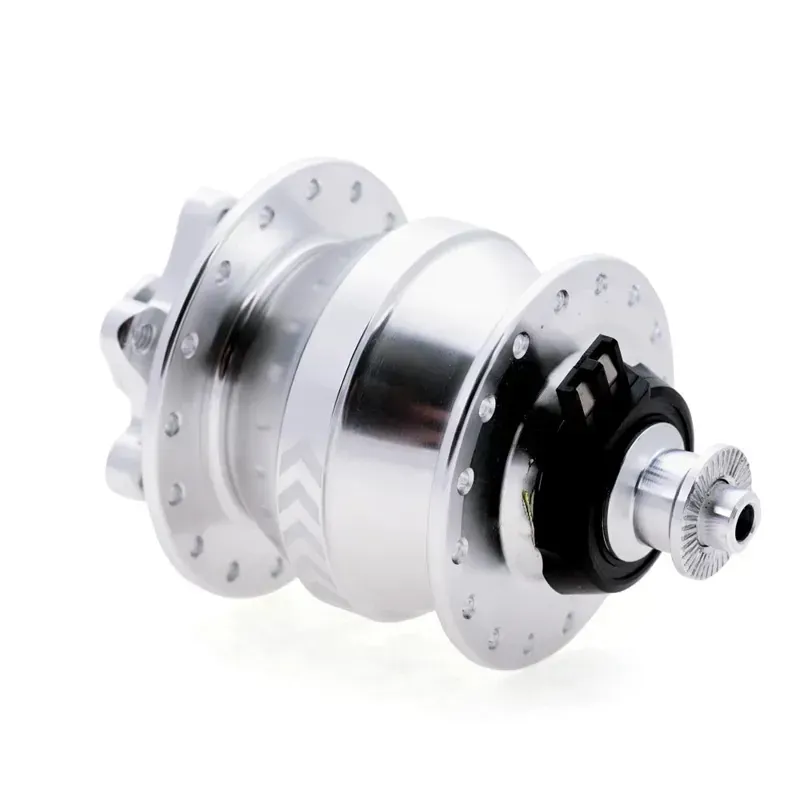 SP Dynamo PD8 PL8 100mm 32-hole Disc Brake Dyno Hub in Silver-1