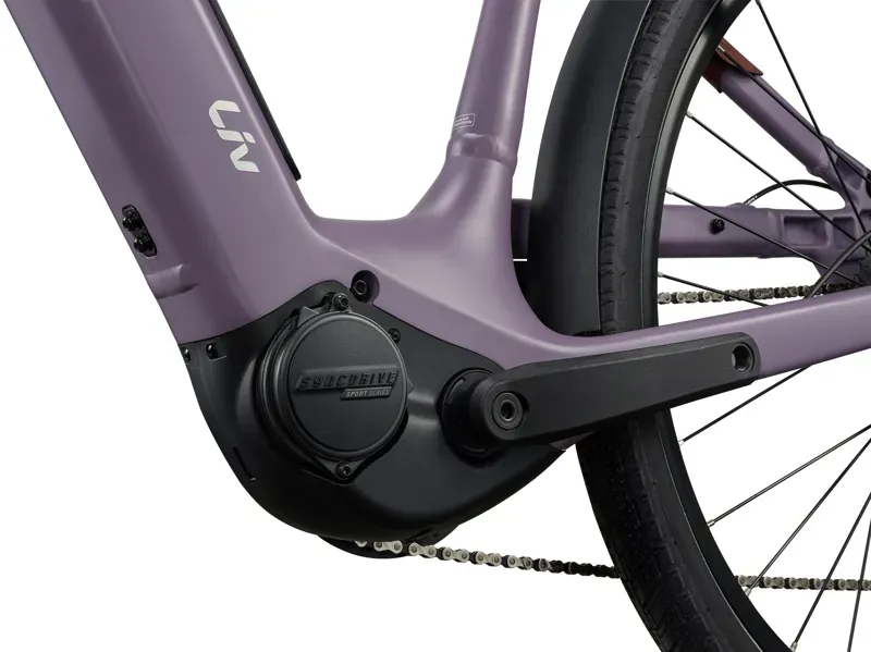 Liv Allure E+ 2 25km/h eHybrid Bike in Moonberry-4