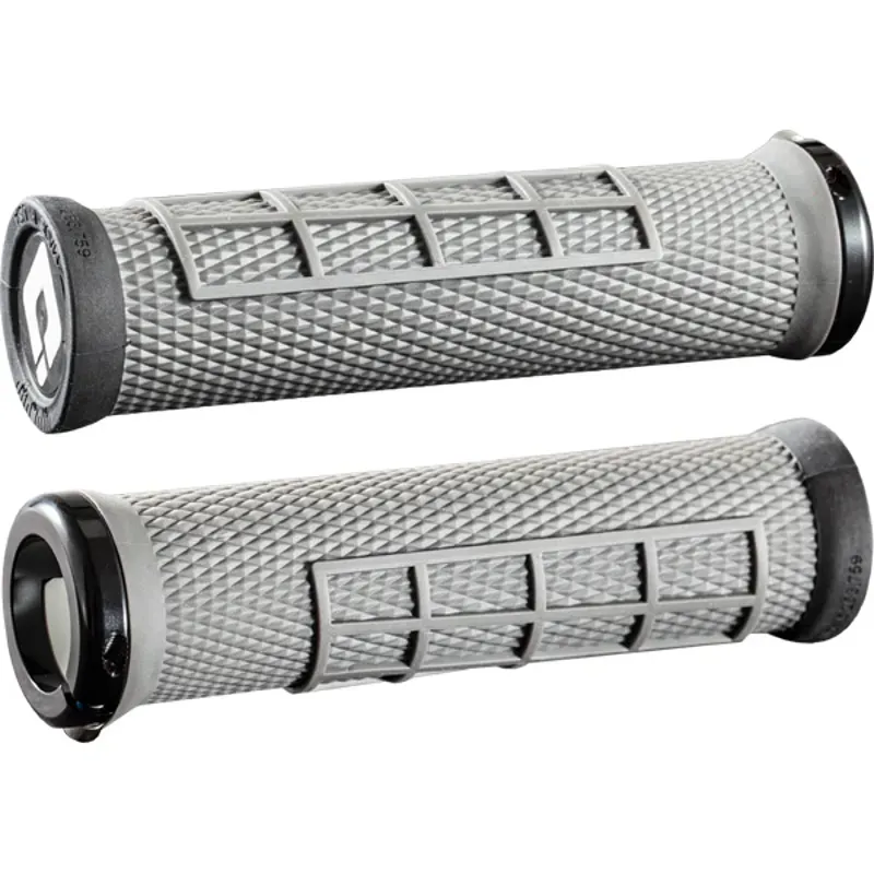 Odi Elite Flow Mountain Bike 130mm Lock On Grips in Grey