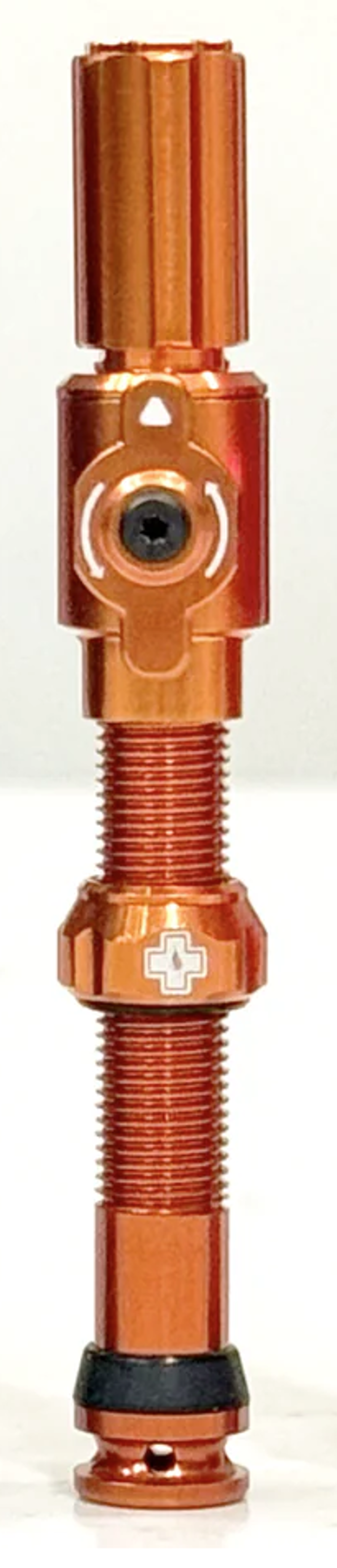 Muc-Off Big Bore Lite Small 60mm Presta Valve Pair in Orange