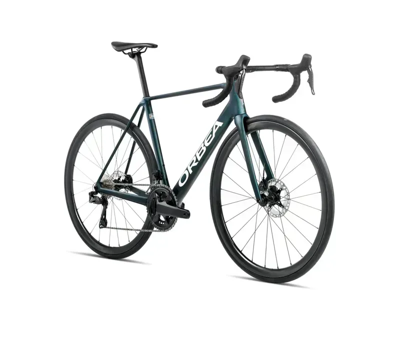 Orbea ORCA M30i Road Bike in Escape Green/Carbon View Matt-1