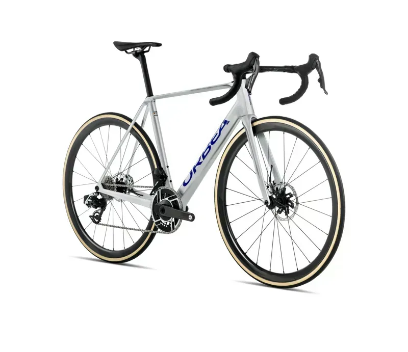Orbea ORCA M30iLTD PWR Road Bike in Spark Silver/Titain Grey Gloss-1
