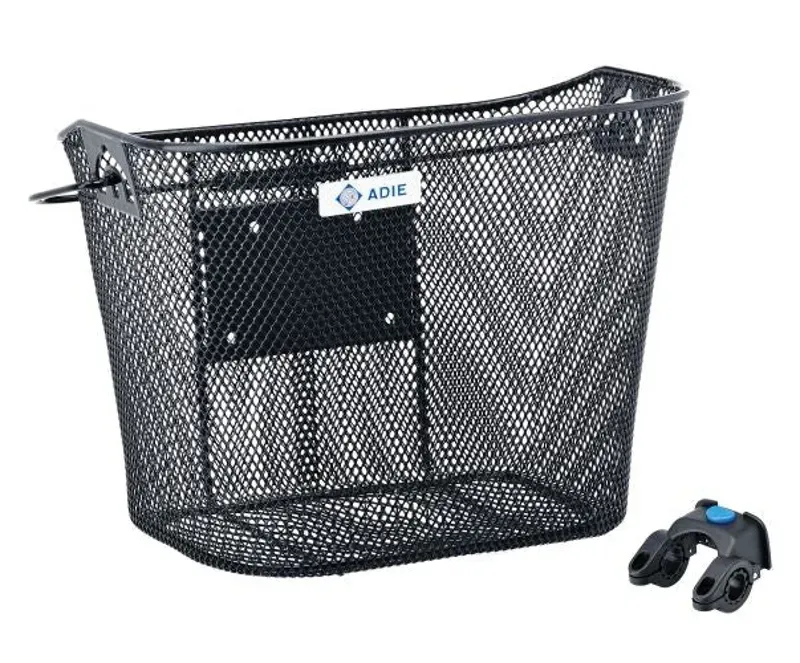 Adie Mesh Basket with Snap Fit Bracket in Black