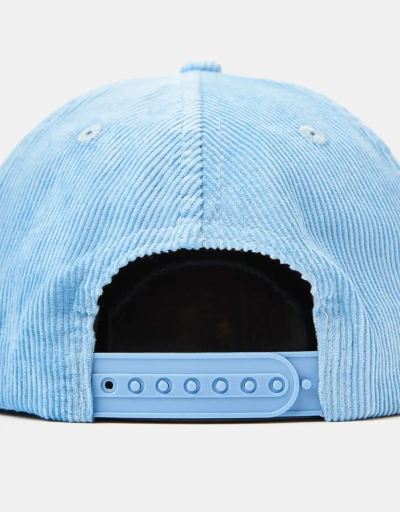 Santa Cruz Sommer Sparrow Cap - Crystal Blue Cord Classic 5-Panel Corduroy Hat-2